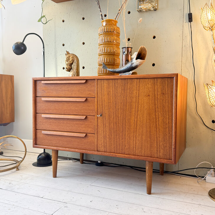 Vintage WK M&ouml;bel teak kastje met lades | Sprinkelhop