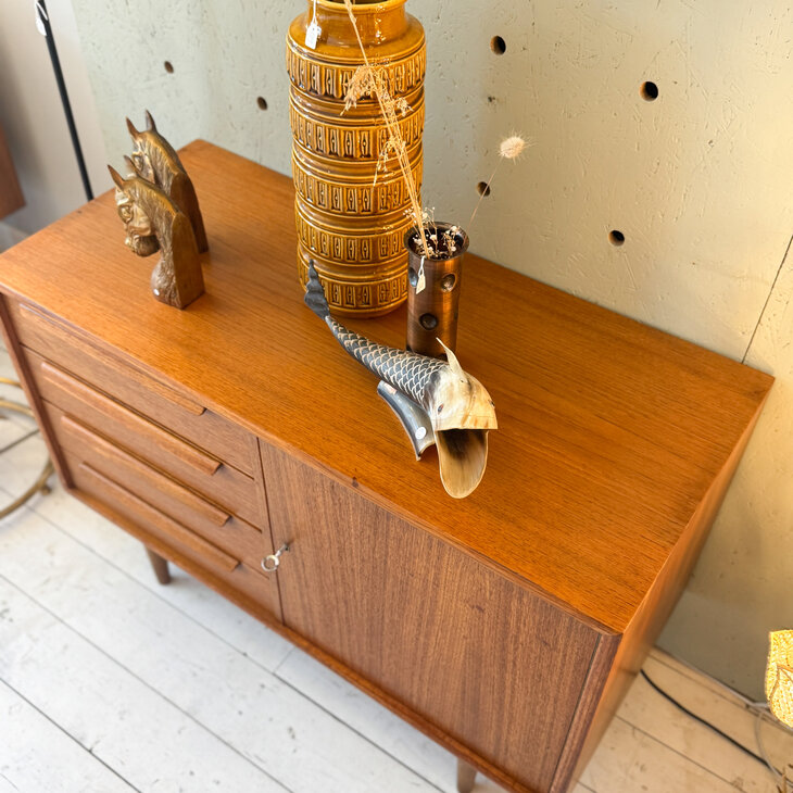 Vintage WK M&ouml;bel teak kastje met lades | Sprinkelhop