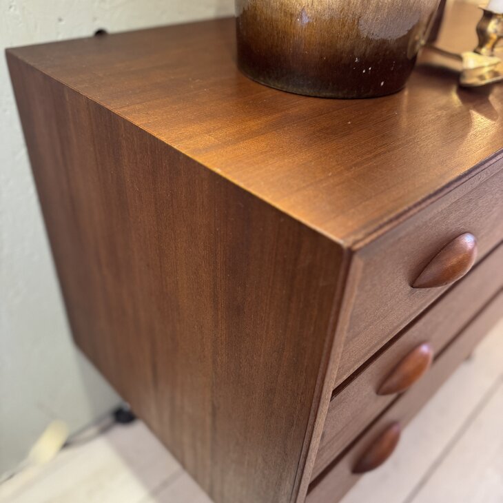 Vintage retro houten ladekastje | Sprinkelhop