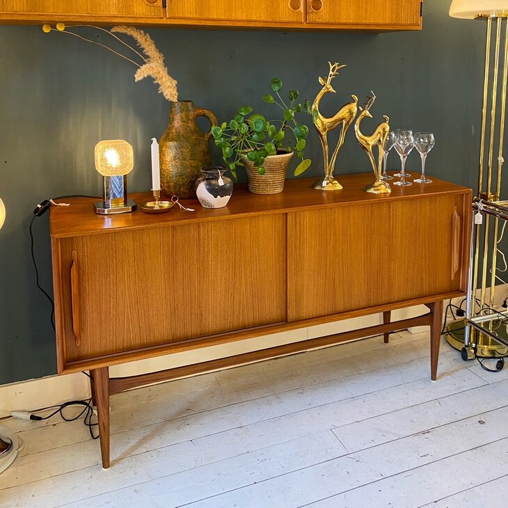 Vintage sideboard Riestenpatt 1960s teak | Sprinkelhop