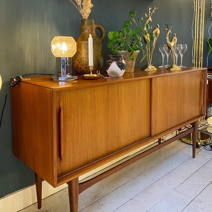 Vintage sideboard Riestenpatt 1960s teak | Sprinkelhop