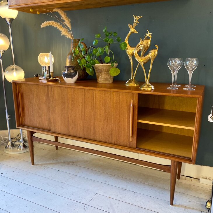 Vintage sideboard Riestenpatt 1960s teak | Sprinkelhop