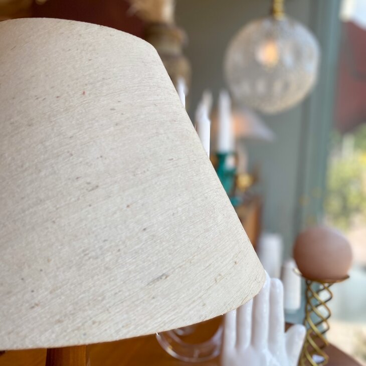 Vintage Domus tafellamp teak 1970s | Sprinkelhop