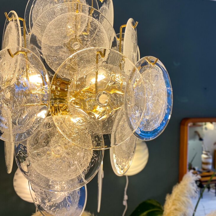 Vintage Italiaanse Vistosi hanglamp groot | Sprinkelhop