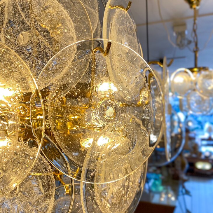 Vintage Italiaanse Vistosi hanglamp groot | Sprinkelhop