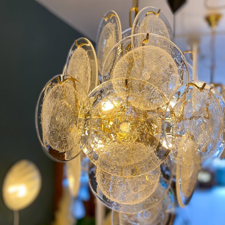 Vintage Italiaanse Vistosi hanglamp groot | Sprinkelhop