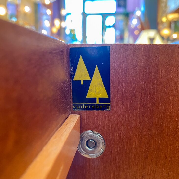 Vintage verrijdbaar naaitafeltje jaren 60/70 | Sprinkelhop