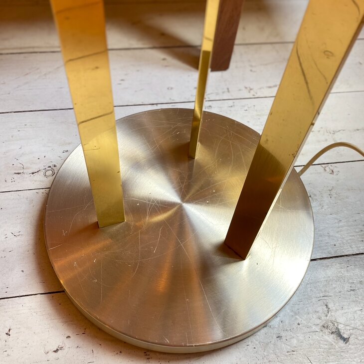 Doria Big Ball kristalglazen vloerlamp messing chroom | Sprinkelhop