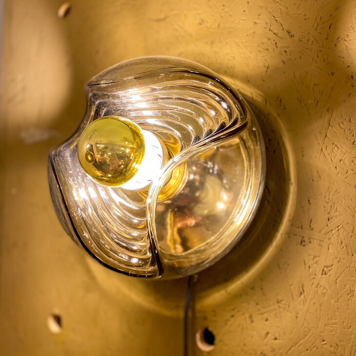 Peill Putzler glazen plafondlamp wandlamp wave futura | Sprinkelhop