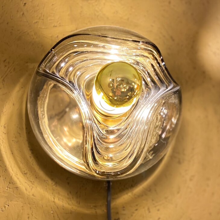 Peill Putzler glazen plafondlamp wandlamp wave futura | Sprinkelhop