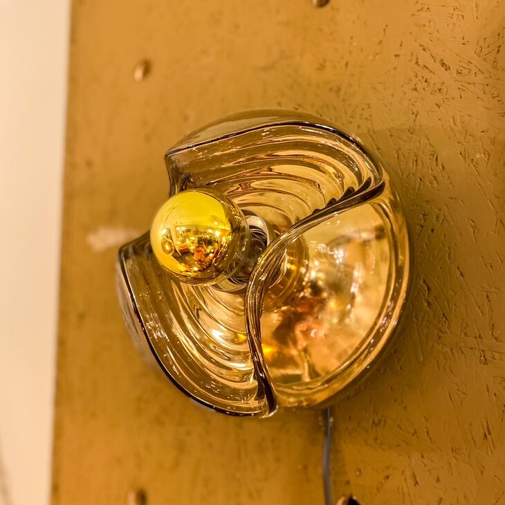 Peill Putzler glazen plafondlamp wandlamp wave futura | Sprinkelhop