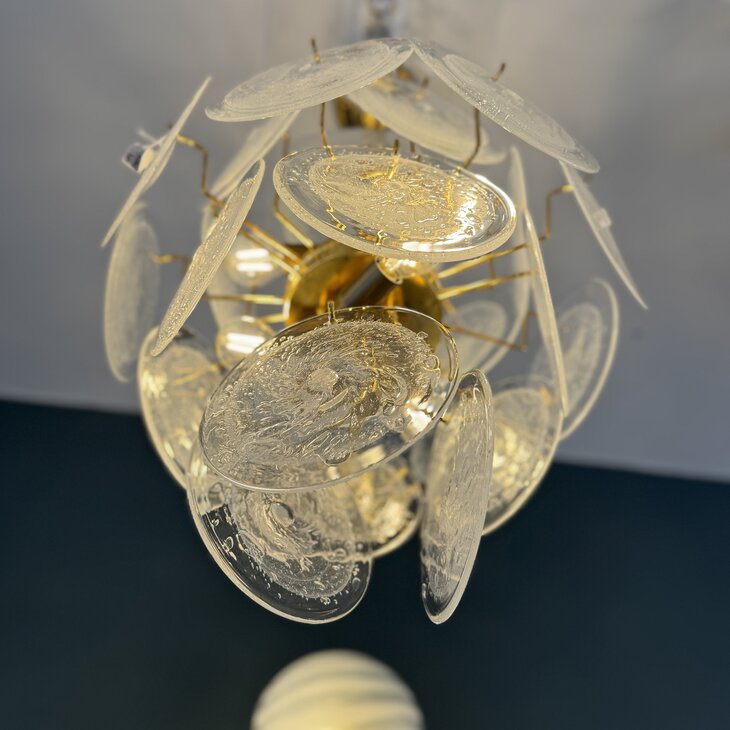 Vintage Italiaanse Vistosi hanglamp groot | Sprinkelhop