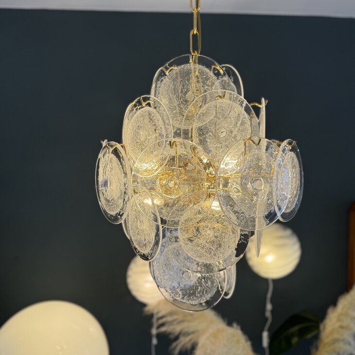 Vintage Italiaanse Vistosi hanglamp groot | Sprinkelhop