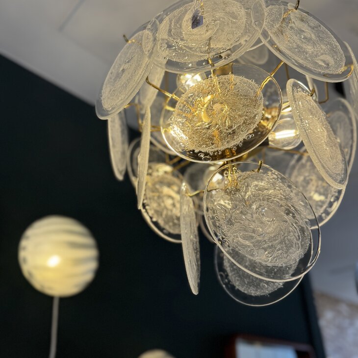 Vintage Italiaanse Vistosi hanglamp groot | Sprinkelhop