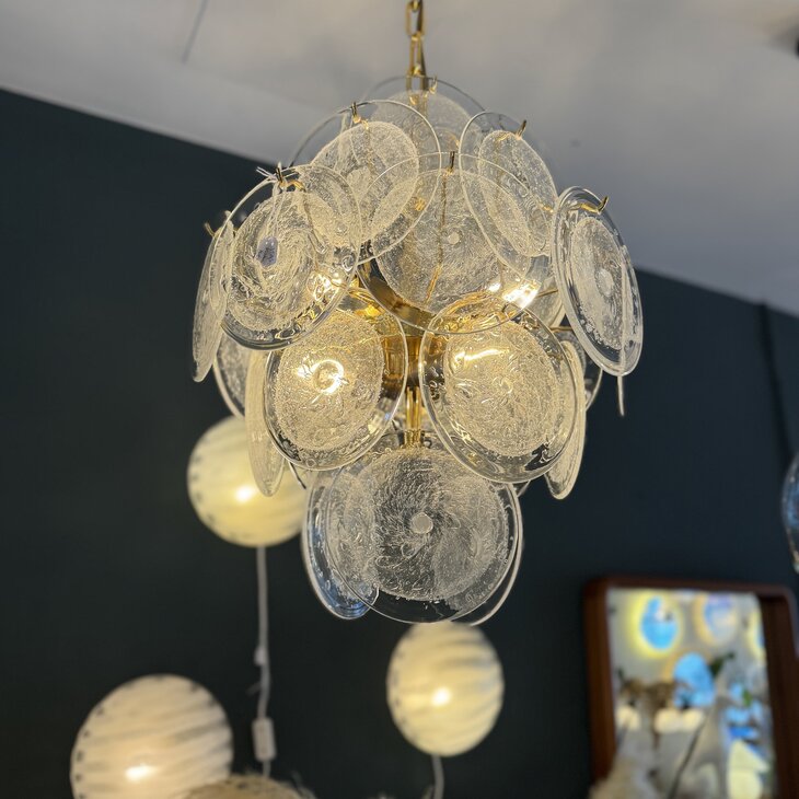 Vintage Italiaanse Vistosi hanglamp groot | Sprinkelhop