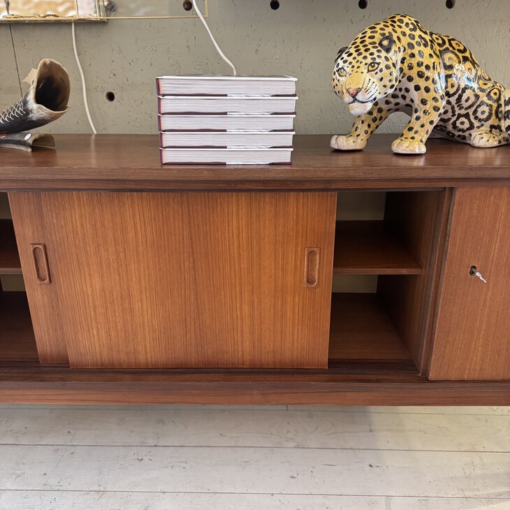 Vintage teak houten dressoir sideboard jaren 60| Sprinkelhop