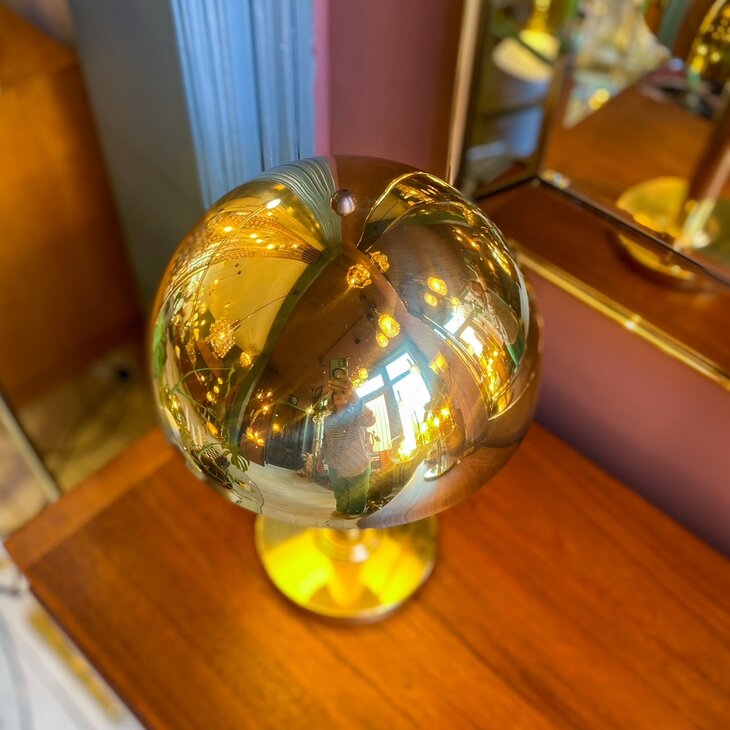 WSB Germany messing mushroom tafellamp 1970s