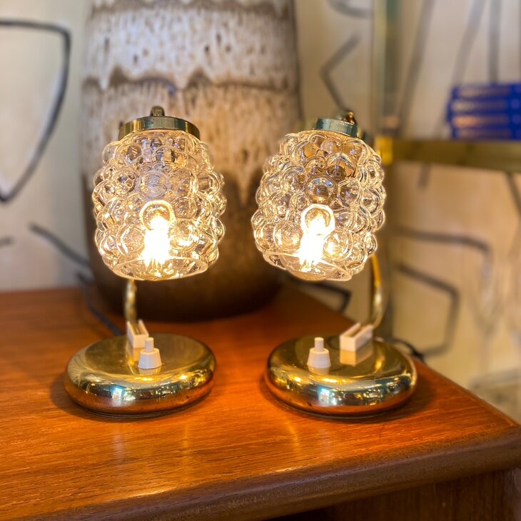 Helena Tynell Glash&uuml;tte tafellampje 1960s | Sprinkelhop