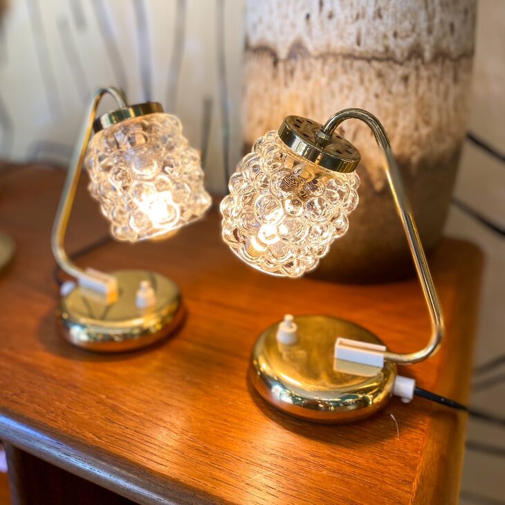 Helena Tynell Glash&uuml;tte tafellampje 1960s | Sprinkelhop