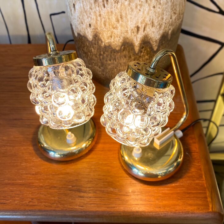 Helena Tynell Glash&uuml;tte tafellampje 1960s | Sprinkelhop