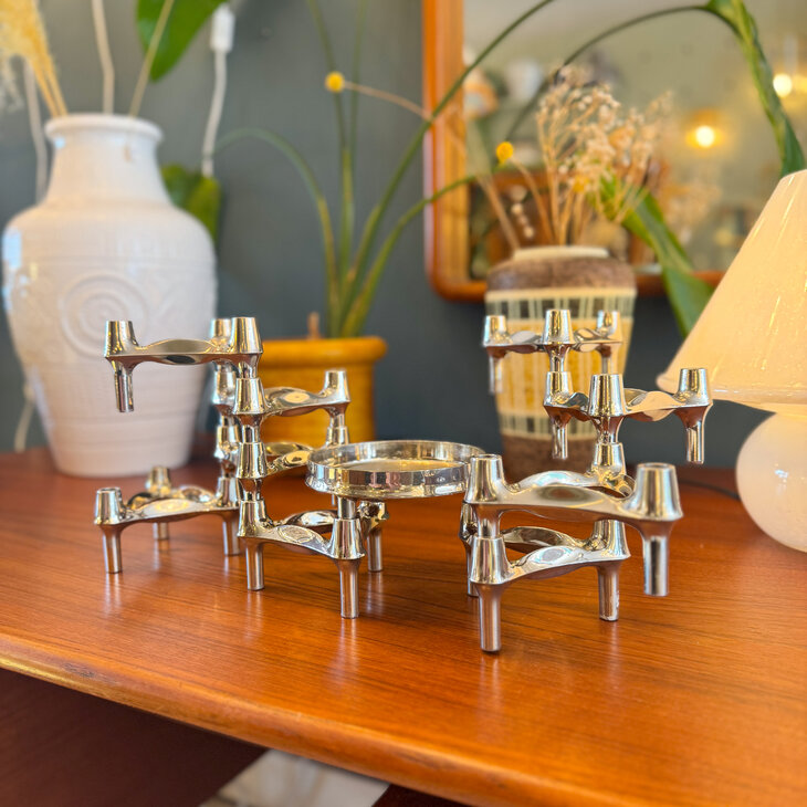 Vintage BMf kandelaar Fritz Nagel Caesar Stoffi Duits 1960s | Sprinkelhop