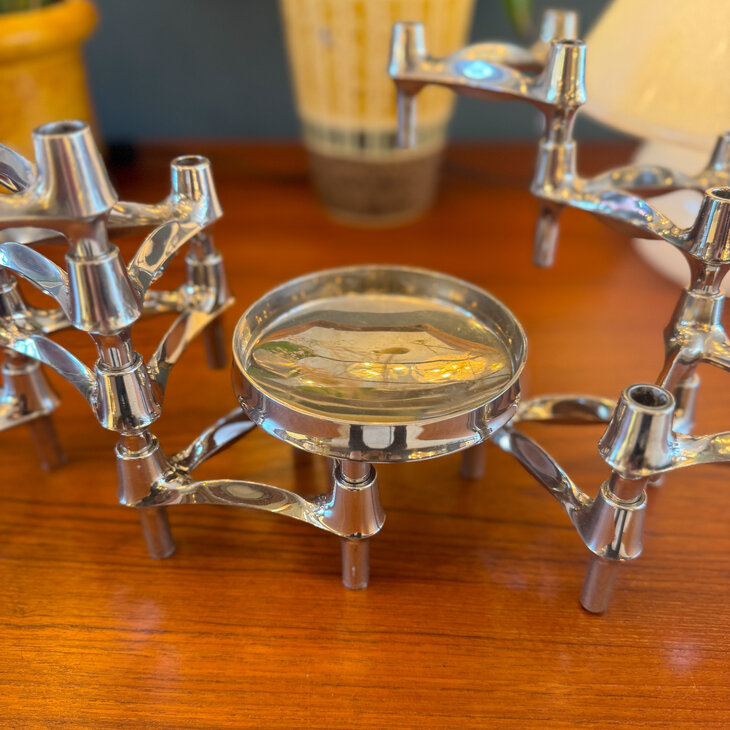 Vintage BMf kandelaar Fritz Nagel Caesar Stoffi Duits 1960s | Sprinkelhop