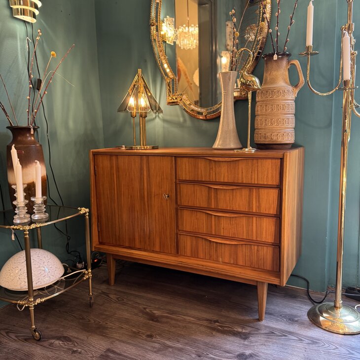 Vintage houten klein dressoir ladekast | Sprinkelhop