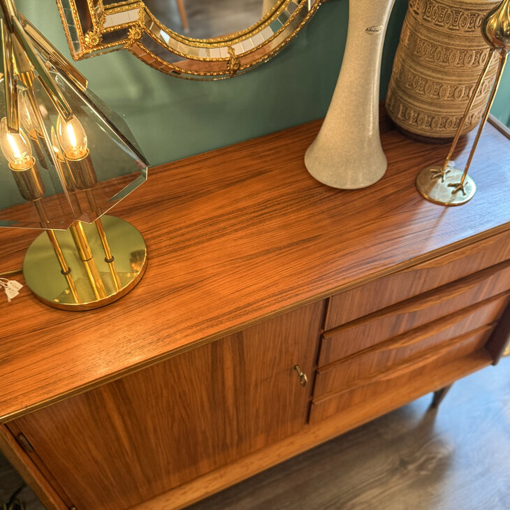 Vintage houten klein dressoir ladekast | Sprinkelhop