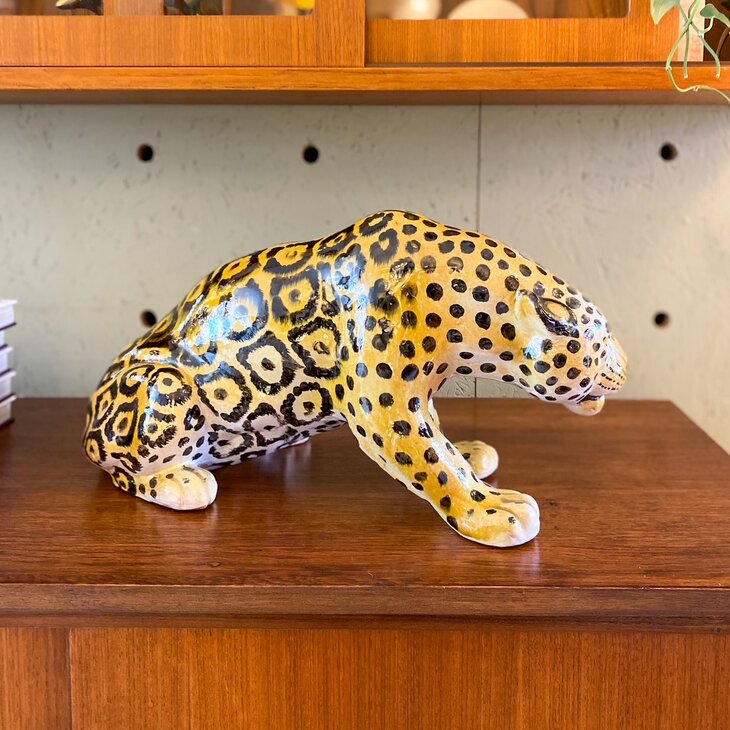 Vintage porseleinen panter sluipend kleine | Sprinkelhop