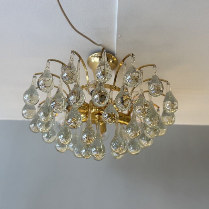 Vintage Christophe Palme teardrop plafondlamp klein | Sprinkelhop