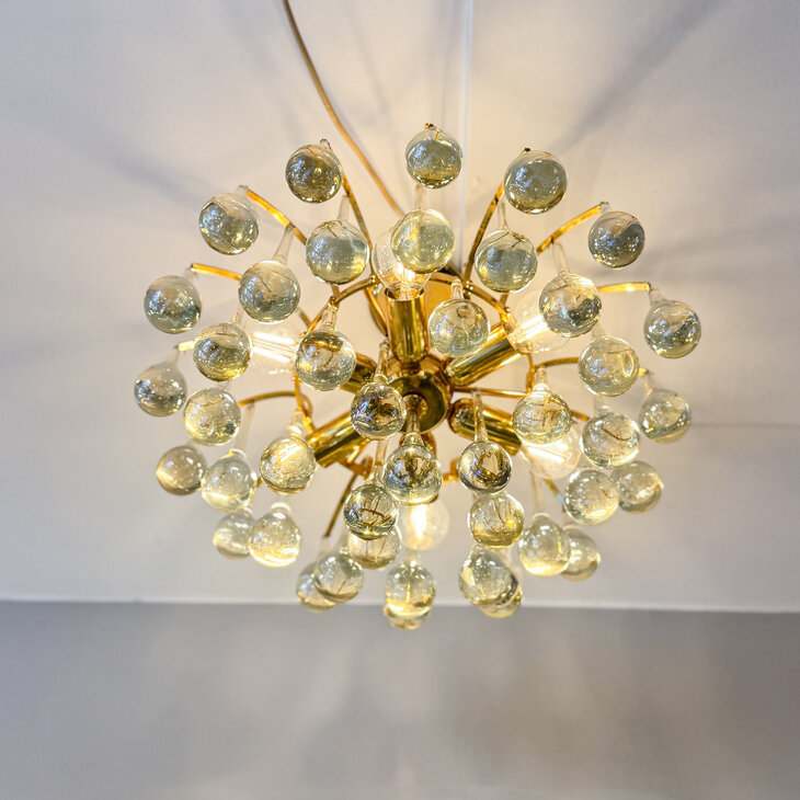 Vintage Christophe Palme teardrop plafondlamp klein | Sprinkelhop