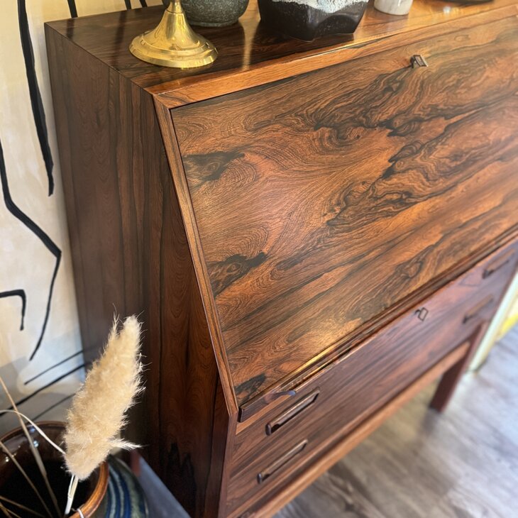 Deense palissander secretaire model 68 Arne Wahl Iversen | Sprinkelhop