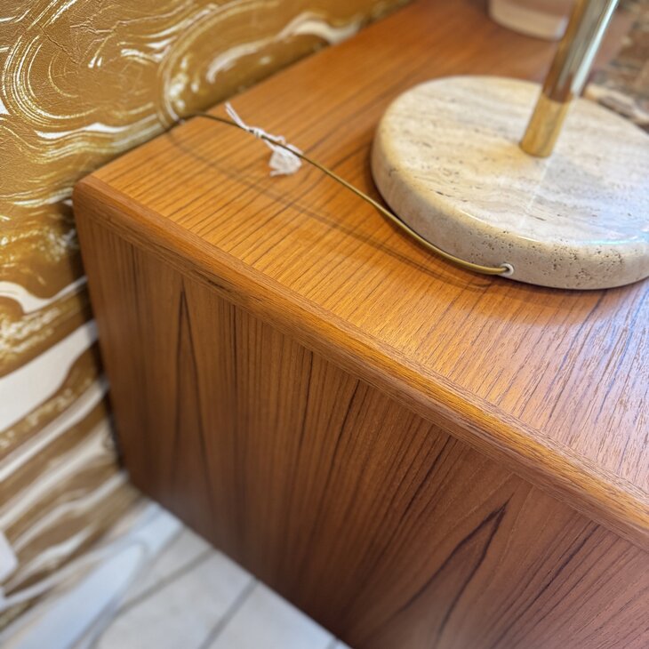 Vintage Deens dressoir CFC Silkeborg tambour deuren sideboard | Sprinkelhop