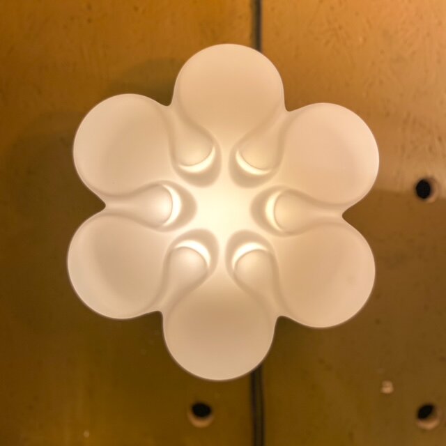 Vintage BEGA Leuchten wandlamp bloemvorm melkglas | Sprinkelhop