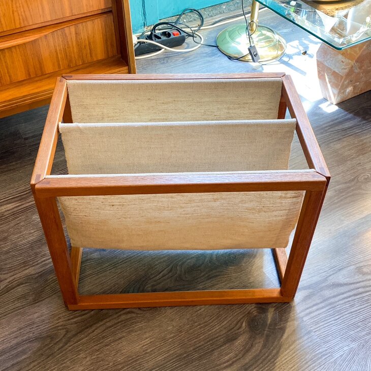 Deens design teakhouten tijdschriftenhouder lectuurbak | Sprinkelhop 