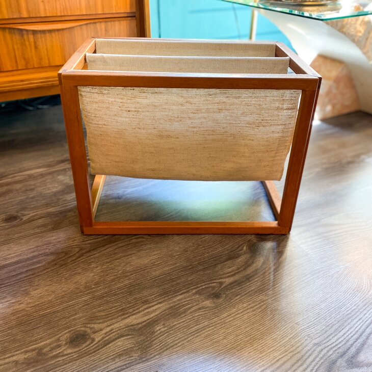 Deens design teakhouten tijdschriftenhouder lectuurbak | Sprinkelhop 