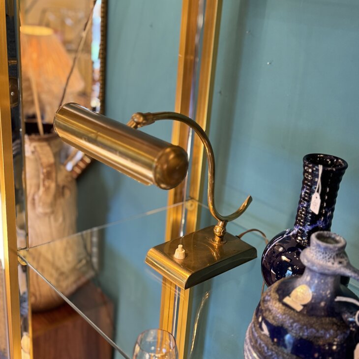 Vintage messing pianolamp Heca Edam | Sprinkelhop