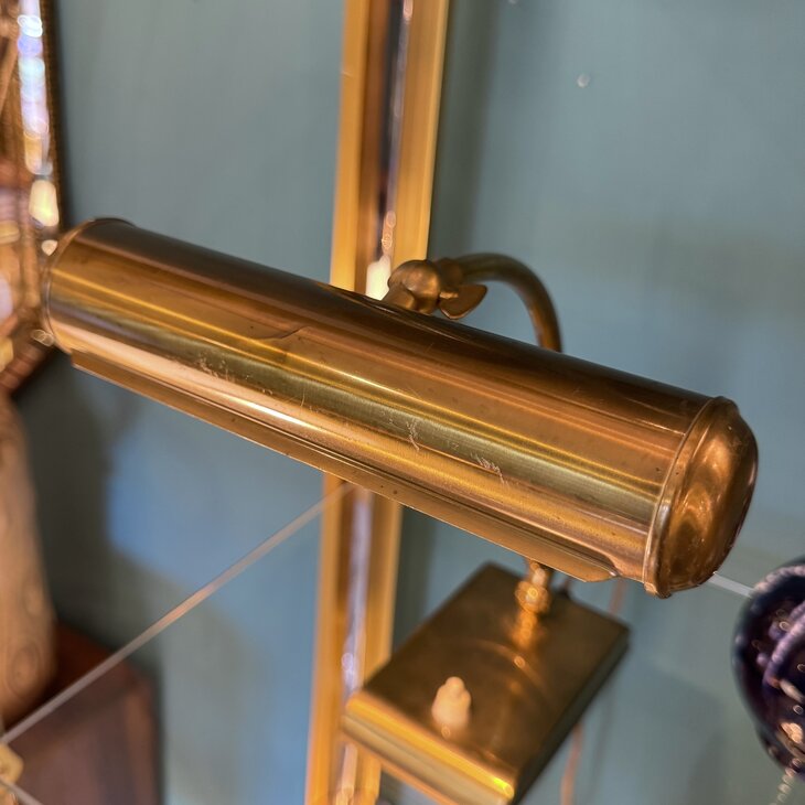 Vintage messing pianolamp Heca Edam | Sprinkelhop