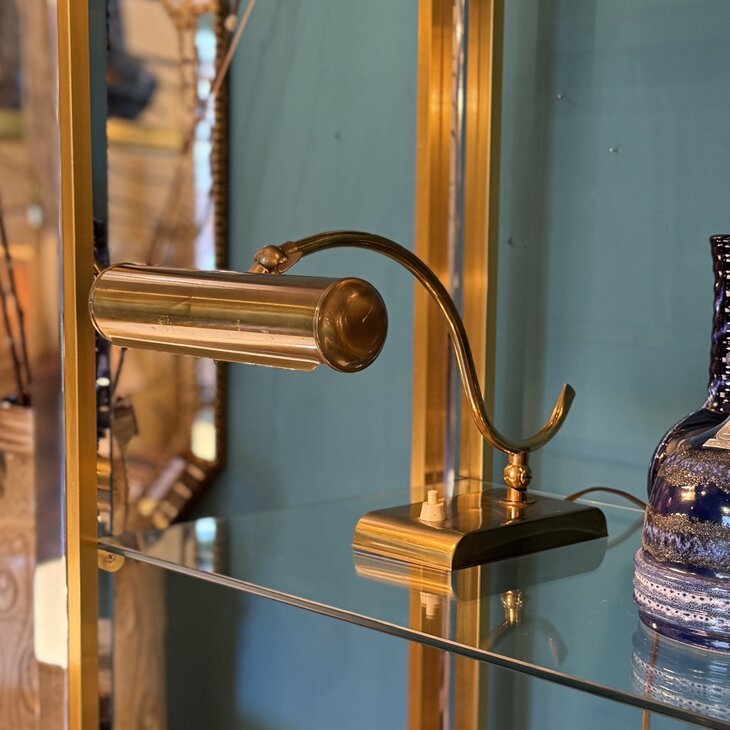 Vintage messing pianolamp Heca Edam | Sprinkelhop