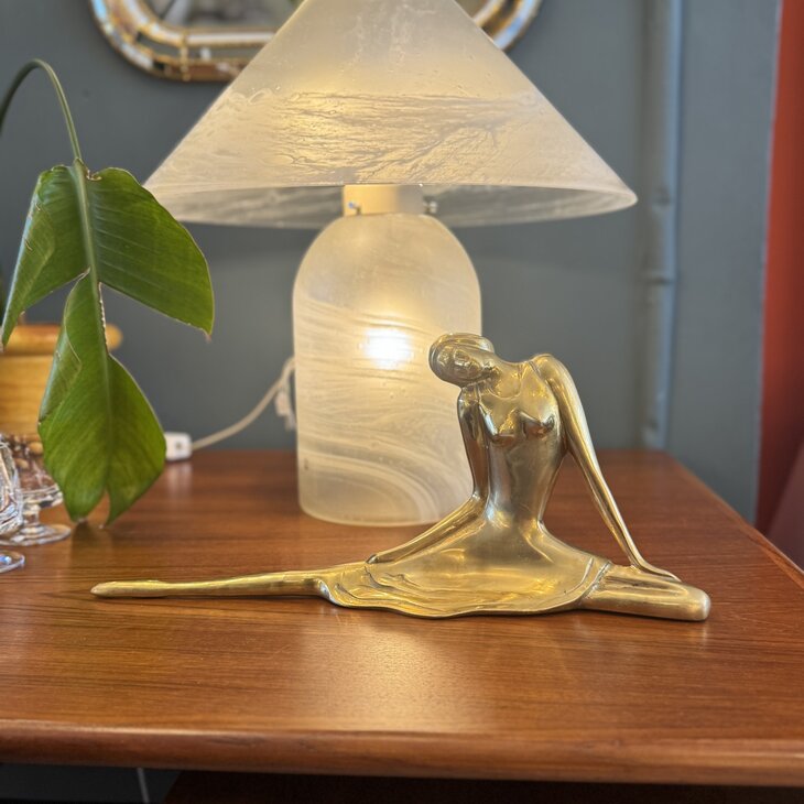 Art nouveau beeld messing ballerina | Sprinkelhop