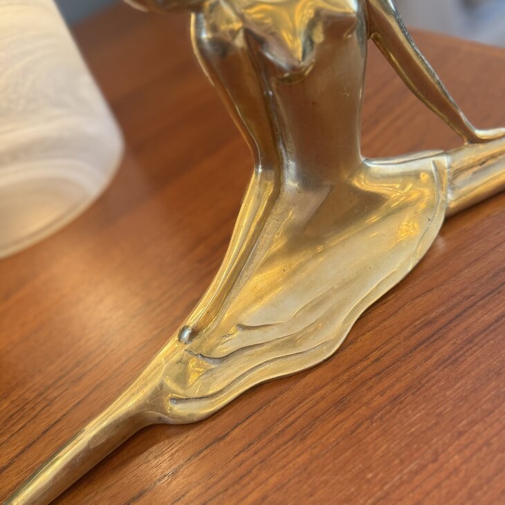 Art nouveau beeld messing ballerina | Sprinkelhop