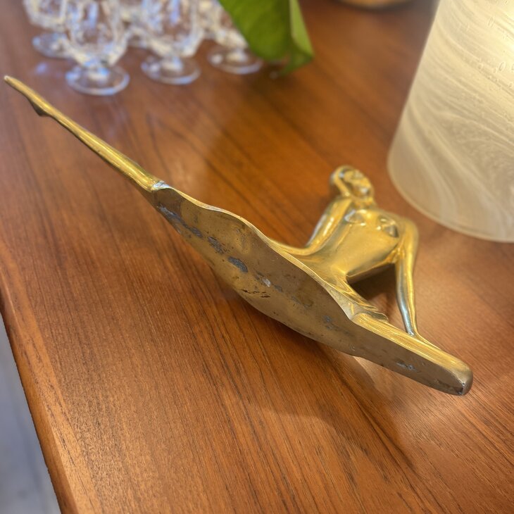 Art nouveau beeld messing ballerina | Sprinkelhop