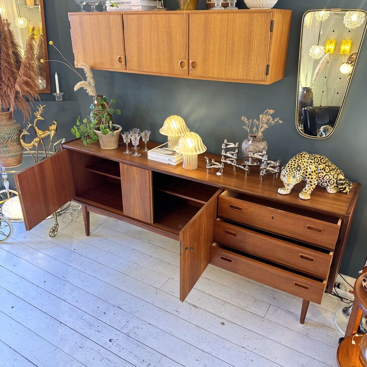 Bartels vintage mid century teak houten dressoir | Sprinkelhop
