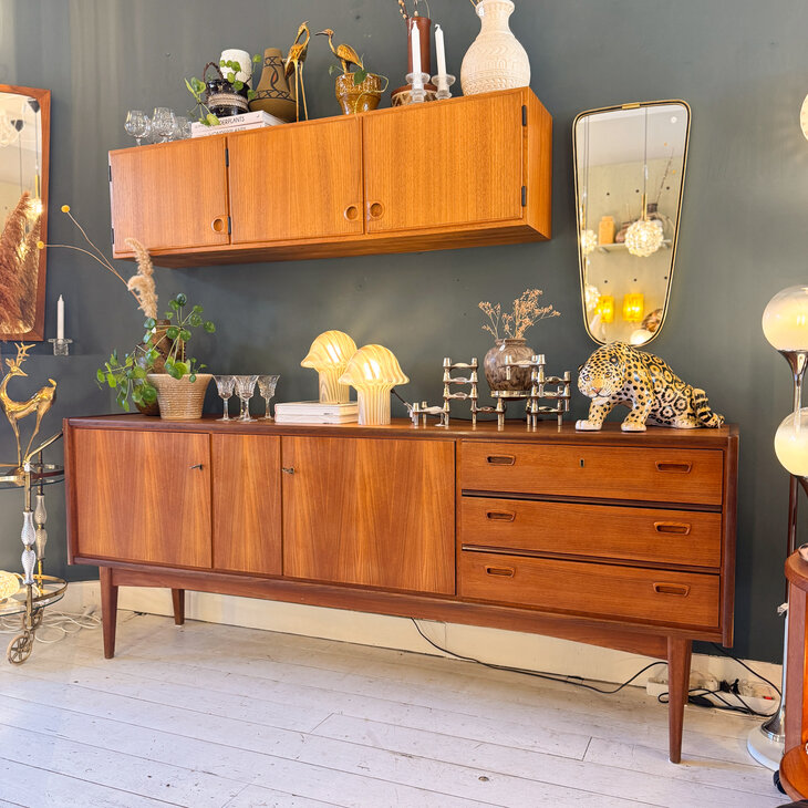 Bartels vintage mid century teak houten dressoir | Sprinkelhop