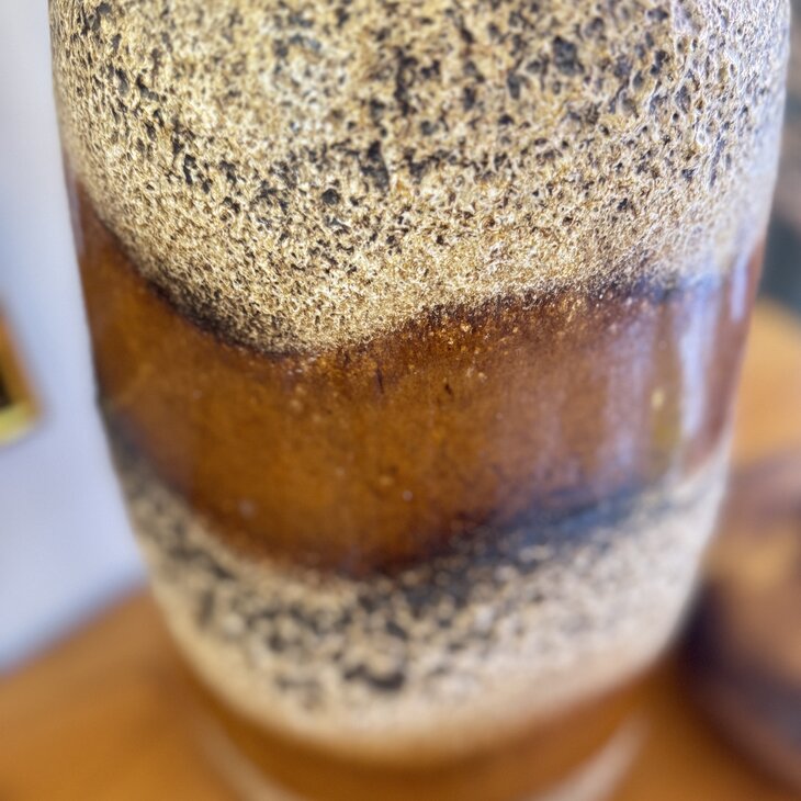 Vintage Scheurich West Germany vaas bruin 287-47 | Sprinkelhop