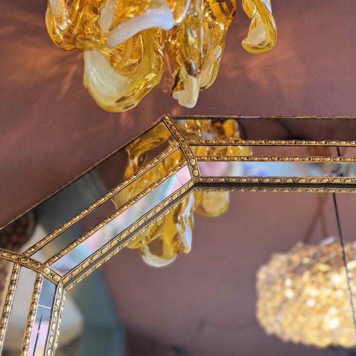 Vintage Venetiaanse trapezium moza&iuml;ekspiegel | Sprinkelhop