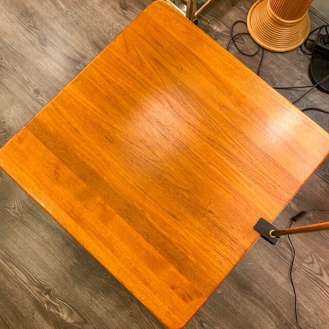 Vintage teak salontafel Glostrup Deens design | Sprinkelhop