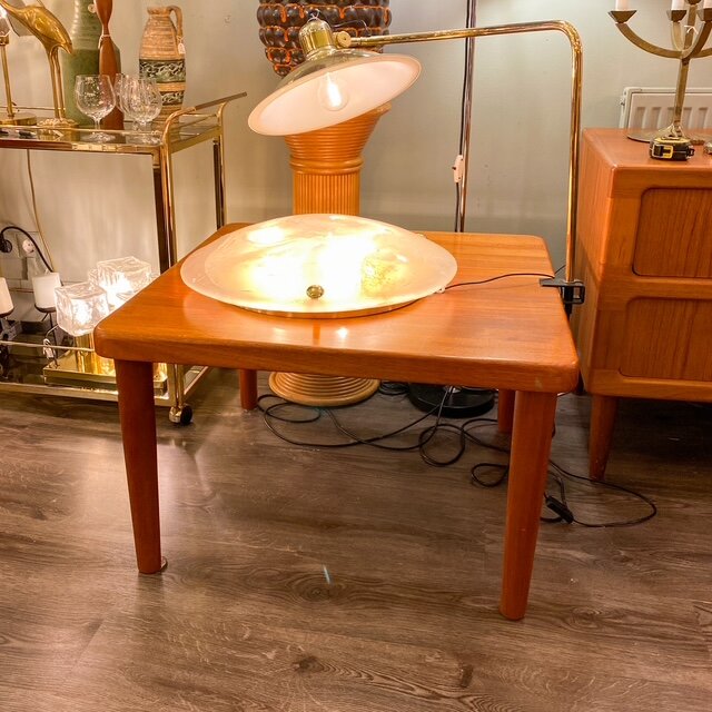 Vintage teak salontafel Glostrup Deens design | Sprinkelhop