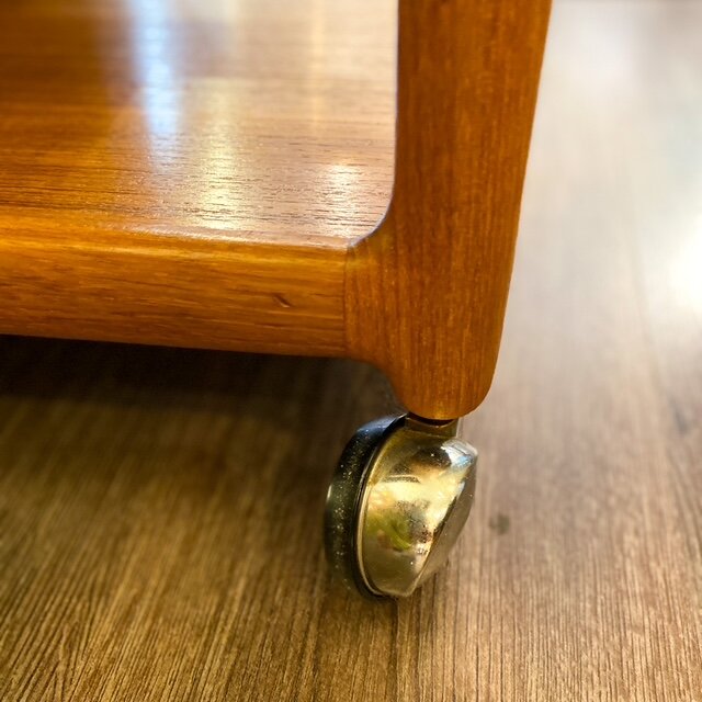 Vintage bar cart Silkenborg Denmark teak | Sprinkelhop