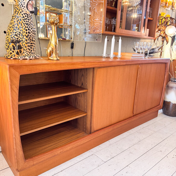 Vintage Deens dressoir sideboard schuifdeuren | Sprinkelhop